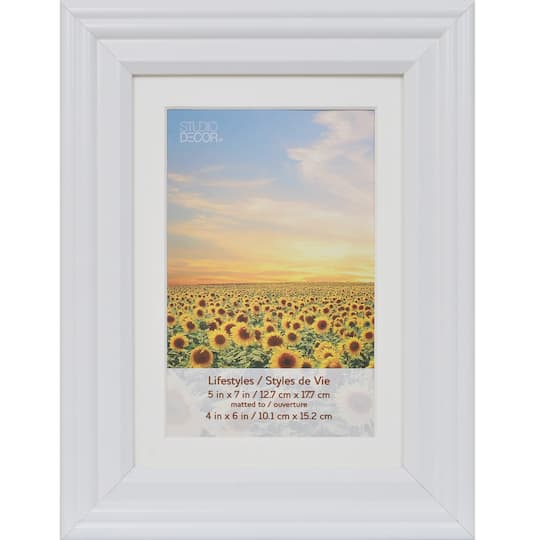 8 Packs: 5 ct. (40 total) White 4" x 6" Frame with Mat, Lifestyles by Studio Decor®